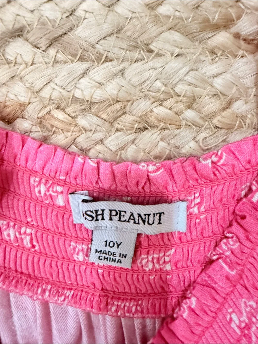 Barbie x  Peanut Hot Pink One-Piece Jumpsuit with White Print